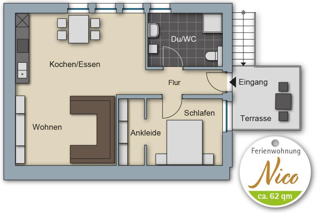 Goerg Ferienwohnungen Kröv Habitación foto